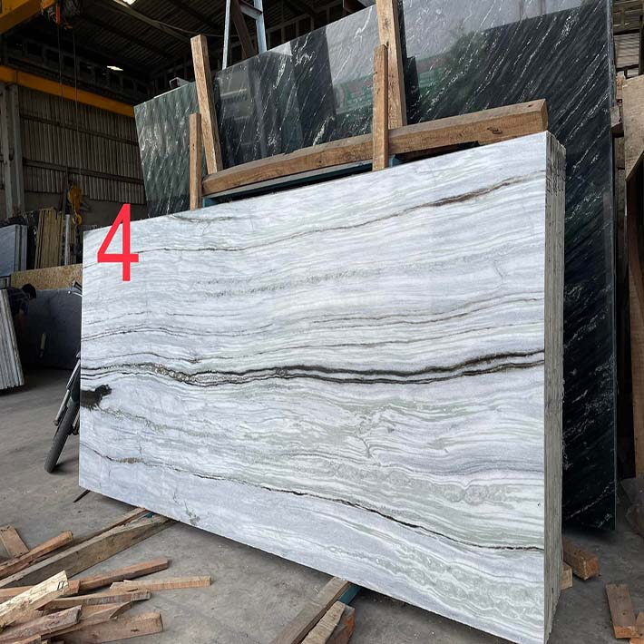 đá hoa cương marble onyx trắng vân xanh